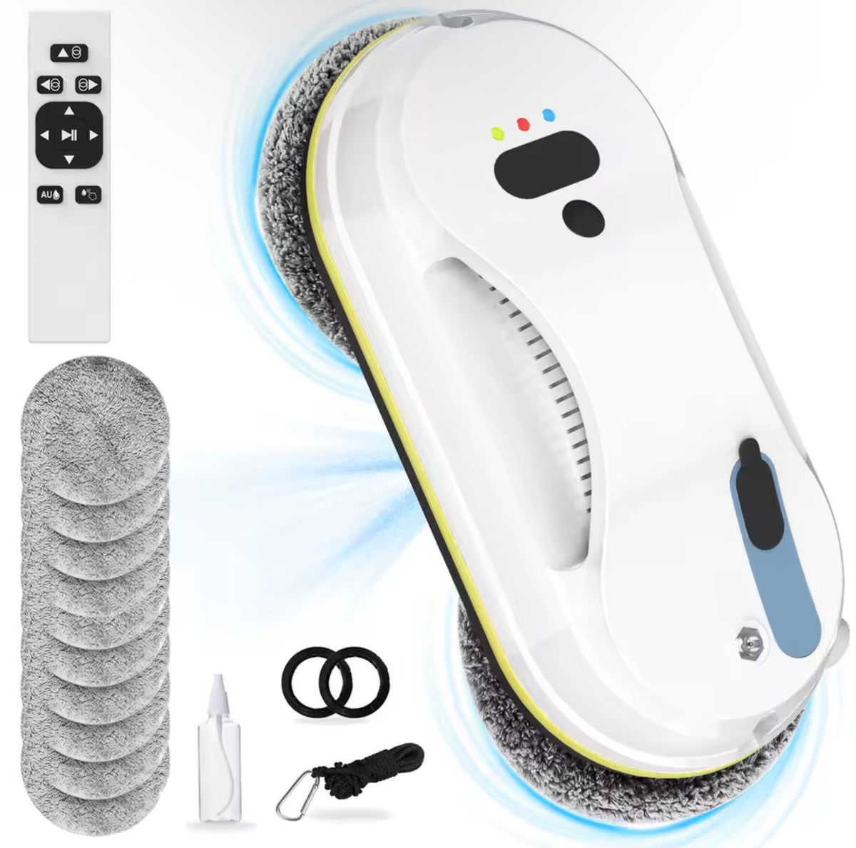 Automatic Window Cleaning Robot – Smart Glass Cleaner with Water Spray